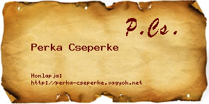 Perka Cseperke névjegykártya